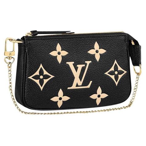 lv mini pochette black